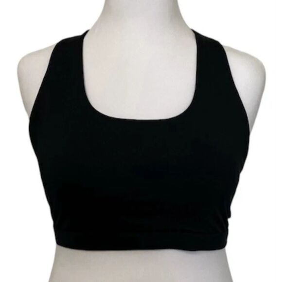 Fabletics Women's Sports Bra Size Large Pull Over Black - Picture 2 of 11